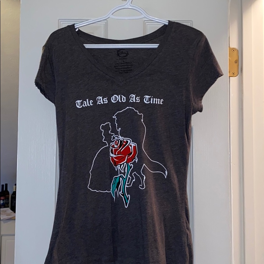 Beauty and the Beast silhouette tee.
